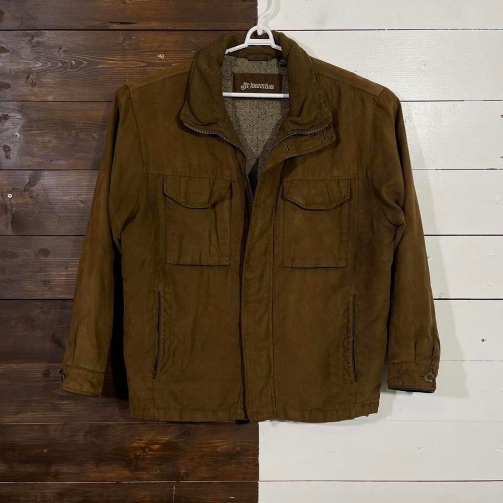 Vintage St. John's Bay Brown Suede Jacket
